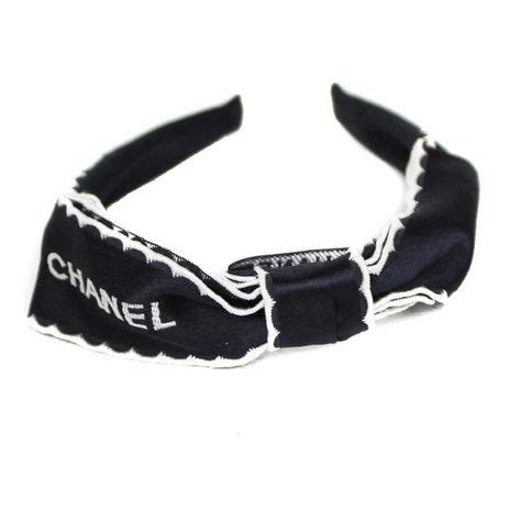 chanel white bow|Chanel headbands for women.